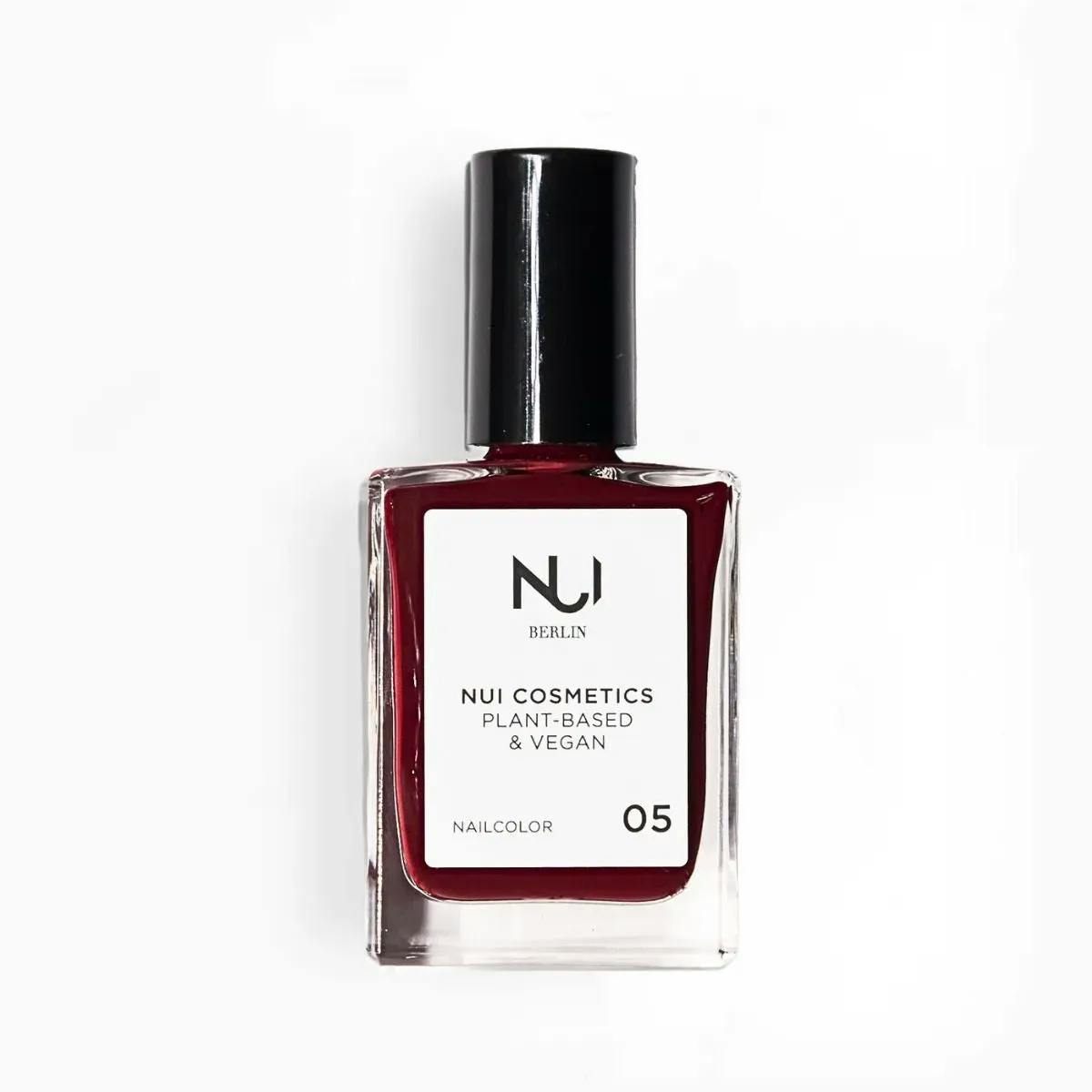 Plant-based & Vegan Nailcolor - 05 DARK RED